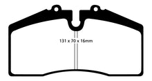 Carica l&#39;immagine nel visualizzatore di Gallery, Pastiglie Freni EBC Rosse Anteriore PORSCHE 968 M030 3.0 Sport Cv 240 dal 1993 al 1995 Pinza Brembo Diametro disco 304mm