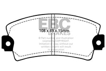 Carica l&#39;immagine nel visualizzatore di Gallery, Pastiglie Freni EBC Ultimax Anteriore NISSAN Cherry Europe 1.2 Cv  dal 1983 al 1985 Pinza Bendix Diametro disco 239mm