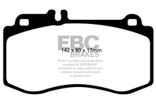 Carica l&#39;immagine nel visualizzatore di Gallery, Pastiglie Freni EBC Rosse Anteriore MERCEDES-BENZ CLS (C218) CLS350 3.5 Cv 306 dal 2011 al 2017 Pinza Brembo Diametro disco 344mm