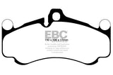 Pastiglie Freni EBC Rosse Anteriore PORSCHE 911 (997) 3.8 GT3 Cv 435 dal 2009 al 2012 Pinza Brembo Diametro disco 380mm