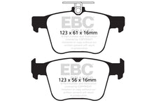 Load image into Gallery viewer, Pastiglie Freni EBC Rosse Posteriore AUDI S3 8V 2.0 Turbo Cv 280 dal 2013 al 2016 Pinza ATE Diametro disco 310mm