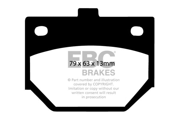 Pastiglie Freni EBC Ultimax Anteriore SUZUKI Alto FX Coupe 0.8 Cv  dal 1981 al 1985 Pinza Sumitomo Diametro disco 0mm