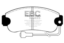 Carica l&#39;immagine nel visualizzatore di Gallery, Pastiglie Freni EBC Ultimax Anteriore SEAT Ronda 1.7 D Cv  dal 1982 al 1987 Pinza Bendix Diametro disco 252mm