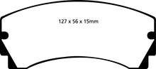 Load image into Gallery viewer, Pastiglie Freni Sportive EBC Gialle Posteriore AUDI Sport quattro KW 2.1 Turbo 20v Cv 306 dal 1984 al 1986 Pinza AP Diametro disco 0mm