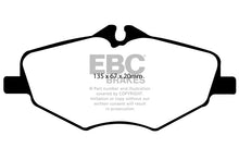 Carica l&#39;immagine nel visualizzatore di Gallery, Pastiglie Freni Sportive EBC Gialle Anteriore MERCEDES-BENZ Classe E (T211) E200 D  Cv  dal 2006 al 2009 Pinza Bosch Diametro disco 295mm