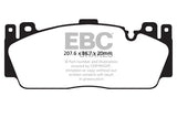 Pastiglie Freni Sportive EBC Gialle Anteriore BMW M2 Competition F87 3.0 Twin Turbo Cv 411 dal 2018 al 2021 Pinza Brembo Diametro disco 400mm