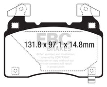 Carica l&#39;immagine nel visualizzatore di Gallery, Pastiglie Freni Sportive EBC Gialle Anteriore OPEL Insignia Country Tourer 2.0 Twin TD Cv 210 dal 2017 al 2022 Pinza Brembo Diametro disco 345mm