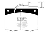 Pastiglie Freni EBC Ultimax Anteriore FORD Granada Mk2 2.5 D Cv  dal 1982 al 1985 Pinza Girling/TRW Diametro disco 262mm