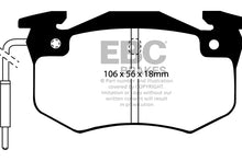 Carica l&#39;immagine nel visualizzatore di Gallery, Pastiglie Freni EBC Ultimax Anteriore CITROEN BX 1.4 Cv  dal 1982 al 1993 Pinza Bendix Diametro disco 266mm