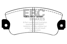 Carica l&#39;immagine nel visualizzatore di Gallery, Pastiglie Freni EBC Ultimax Anteriore LANCIA Y10 1.0 Cv  dal 1985 al 1989 Pinza Bendix Diametro disco 228mm