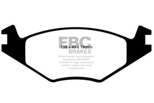 Carica l&#39;immagine nel visualizzatore di Gallery, Pastiglie Freni EBC Ultimax Anteriore SEAT Cordoba 1.6 Cv  dal 1994 al 1999 Pinza VW Diametro disco 239mm