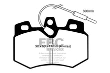 Load image into Gallery viewer, Pastiglie Freni EBC Ultimax Anteriore CITROEN AX 1.4 Cv  dal 1992 al 1996 Pinza Girling/TRW Diametro disco 247mm