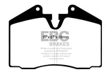 Pastiglie Freni EBC Ultimax Posteriore PORSCHE 928 4.7 Cv 310 dal 1985 al 1986 Pinza Brembo Diametro disco 299mm