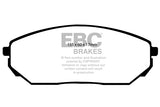 Pastiglie Freni EBC Extra-Duty Verdi Serie 6000 Anteriore KIA Sorento 2.5 TD Cv  dal 2002 al 2006 Pinza  Diametro disco 302mm