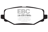 Pastiglie Freni EBC Extra-Duty Verdi Serie 6000 Posteriore LANCIA Voyager 2.8 TD Cv  dal 2011 al 2016 Pinza  Diametro disco 328mm