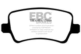 Pastiglie Freni EBC Extra-Duty Verdi Serie 6000 Posteriore VOLVO XC60 2.0 Turbo Cv 200 dal 2010 al 2013 Pinza TRW Diametro disco 302mm