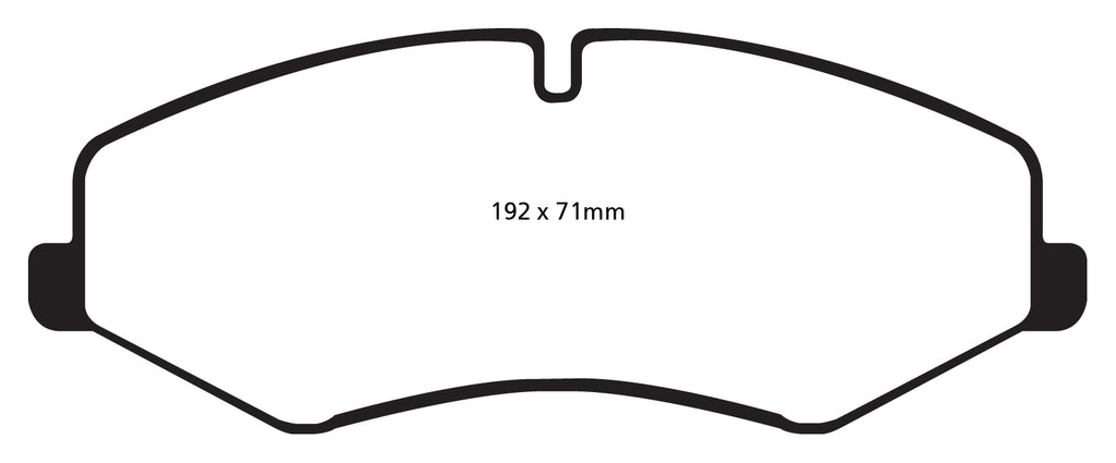 Pastiglie Freni EBC Extra-Duty Verdi Serie 6000 Anteriore LAND ROVER Discovery 4 2.7 TD Cv 190 dal 2009 al 2010 Pinza TRW Diametro disco 360mm