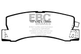 Pastiglie Freni EBC Ultimax Posteriore TOYOTA Avensis AZT220 2 Cv  dal 2000 al 2001 Pinza Akebono Diametro disco 288mm