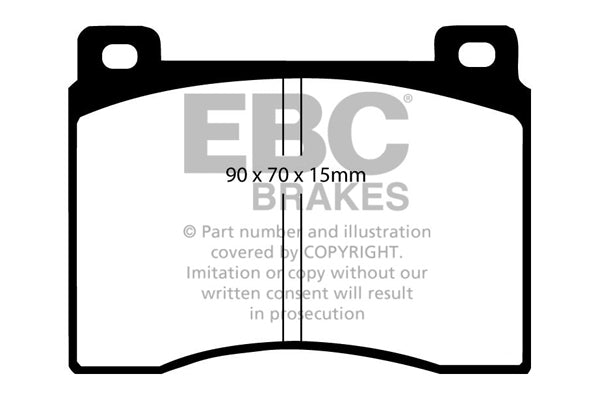 Pastiglie Freni EBC Ultimax Anteriore SKODA Microbus 1.5 Cv  dal 1982 al 1991 Pinza  Diametro disco 0mm