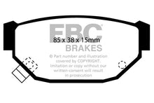 Load image into Gallery viewer, Pastiglie Freni EBC Ultimax Posteriore SUBARU Leone (Series 3) AC4 1.8 GT Cv  dal 1984 al 1991 Pinza  Diametro disco 0mm