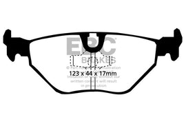 Pastiglie Freni EBC Ultimax Posteriore BMW Serie 5 (E34) 518 1.8 Cv  dal 1988 al 1996 Pinza ATE Diametro disco 300mm