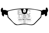 Pastiglie Freni EBC Ultimax Posteriore BMW Serie 5 (E34) 518 1.8 Cv  dal 1988 al 1996 Pinza ATE Diametro disco 300mm