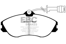Carica l&#39;immagine nel visualizzatore di Gallery, Pastiglie Freni EBC Ultimax Anteriore AUDI 100 2.2 CS Cv  dal 1986 al 1989 Pinza Girling/TRW Diametro disco 276mm