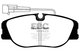 Pastiglie Freni EBC Ultimax Anteriore FIAT Coupe 2.0 16v Cv 139 dal 1995 al 1996 Pinza Girling/TRW Diametro disco 284mm