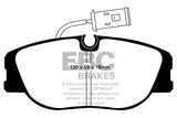 Pastiglie Freni EBC Ultimax Anteriore ALFA ROMEO 164 2.0 Turbo Cv  dal 1987 al 1992 Pinza Girling/TRW Diametro disco 285mm