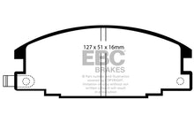 Load image into Gallery viewer, Pastiglie Freni EBC Ultimax Anteriore OPEL Campo 2.2 D Cv  dal 1992 al 1996 Pinza Akebono Diametro disco 257mm