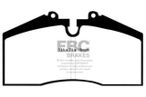 Pastiglie Freni EBC Ultimax Anteriore PORSCHE 928 4.7 Cv 310 dal 1985 al 1986 Pinza Brembo Diametro disco 304mm