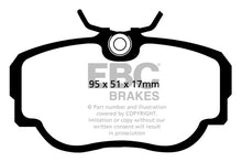 Carica l&#39;immagine nel visualizzatore di Gallery, Pastiglie Freni EBC Ultimax Anteriore BMW Serie 3 (E30) 316 1.6 Cv  dal 1982 al 1993 Pinza Girling/TRW Diametro disco 260mm