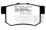 Pastiglie Freni EBC Ultimax Posteriore HONDA Accord CM1 2 Cv  dal 2003 al 2008 Pinza Akebono Diametro disco 282mm