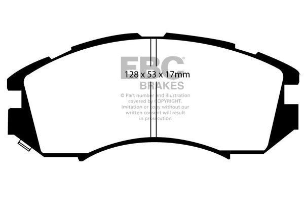 Pastiglie Freni EBC Ultimax Anteriore SUBARU Impreza 1.5 Cv 95 dal 1993 al 1997 Pinza  Diametro disco 242mm