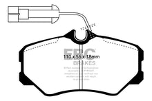 Load image into Gallery viewer, Pastiglie Freni EBC Ultimax Anteriore FIAT Croma 1.6 Cv  dal 1989 al 1991 Pinza Girling/TRW Diametro disco 257mm