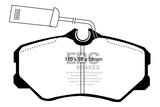 Pastiglie Freni EBC Ultimax Anteriore ALFA ROMEO 164 2 Cv  dal 1989 al 1998 Pinza Girling/TRW Diametro disco 257mm