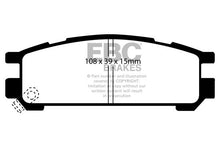 Carica l&#39;immagine nel visualizzatore di Gallery, Pastiglie Freni EBC Ultimax Posteriore SUBARU Impreza 1.6 Cv 95 dal 2000 al 2002 Pinza  Diametro disco 266mm