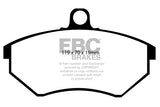 Pastiglie Freni EBC Ultimax Anteriore VOLKSWAGEN Corrado 1.8 Superrcharged G60 Cv 160 dal 1989 al 1992 Pinza Girling/TRW Diametro disco 280mm