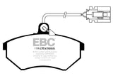 Pastiglie Freni EBC Ultimax Anteriore VOLKSWAGEN Golf (Mk3) 1.8 GT Cv  dal 1992 al 1997 Pinza Girling/TRW Diametro disco 256mm