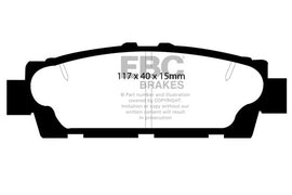 Pastiglie Freni EBC Ultimax Posteriore LEXUS LS400 (XF10) 4.0 Cv  dal 1990 al 1992 Pinza  Diametro disco 291mm