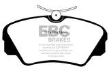 Pastiglie Freni EBC Ultimax Anteriore OPEL Omega 2.0 Cv  dal 1995 al 2000 Pinza Girling/TRW Diametro disco 296mm