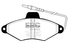 Load image into Gallery viewer, Pastiglie Freni EBC Ultimax Anteriore CITROEN Xantia 1.6 Cv  dal 1993 al 1998 Pinza Bendix Diametro disco 266mm