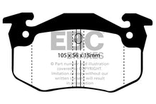 Load image into Gallery viewer, Pastiglie Freni EBC Ultimax Posteriore RENAULT Laguna Saloon 1.8 Cv  dal 1994 al 1995 Pinza Bendix Diametro disco 265mm