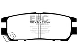 Pastiglie Freni EBC Ultimax Posteriore MITSUBISHI Delica 2.4 Cv  dal 1994 al 1997 Pinza  Diametro disco 0mm