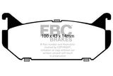 Pastiglie Freni EBC Ultimax Posteriore MAZDA 626 1.8 Cv  dal 1992 al 1997 Pinza  Diametro disco 261mm