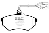 Pastiglie Freni EBC Ultimax Anteriore VOLKSWAGEN Corrado 2.9 Cv 192 dal 1992 al 1996 Pinza Girling/TRW Diametro disco 280mm