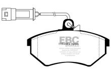 Load image into Gallery viewer, Pastiglie Freni EBC Ultimax Anteriore VOLKSWAGEN Corrado 2.0 16v Cv 136 dal 1991 al 1996 Pinza Girling/TRW Diametro disco 256mm