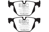 Pastiglie Freni EBC Ultimax Posteriore BMW X5 (E70) 3.0 (30) Cv  dal 2007 al 2010 Pinza ATE Diametro disco 320mm