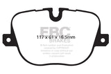 Pastiglie Freni EBC Ultimax Posteriore LAND ROVER Range Rover L322 4.4 Twin TD Cv 313 dal 2010 al 2012 Pinza  Diametro disco 365mm