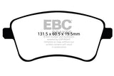 Pastiglie Freni EBC Ultimax Anteriore KIA Venga 1.4 Cv  dal 2010 al 2019 Pinza  Diametro disco 280mm